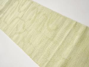 リサイクル　透かし織抽象模様織り出し夏用名古屋帯